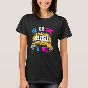 T-shirt Gigi Être Lui Ou Elle Sexe Révèle Drôle