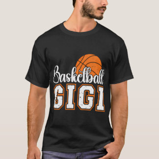 T-shirt Gigi Grandma Gigi Du Basket-Ball Playe