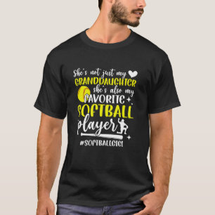 T-shirt Gigi Grandma Gigi Du Softball Pla