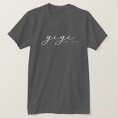 T-shirt Gigi Grandma personnalisé (Design devant)