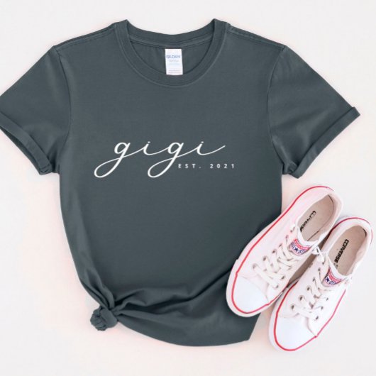 T-shirt Gigi Grandma personnalisé