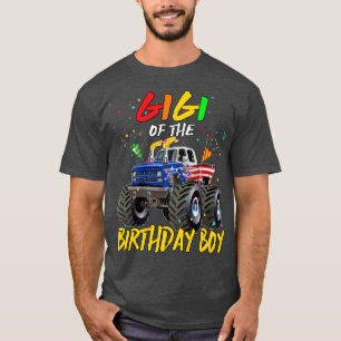 T-shirt Gigi L'Anniversaire Garçon Monster Camion Fête d'A