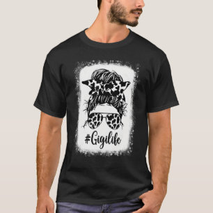 T-shirt Gigi Life Vache Chignon Méché Fête des Mères