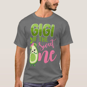 T-shirt Gigi of the Sweet One 1st Birthday Avocado Girl Fi