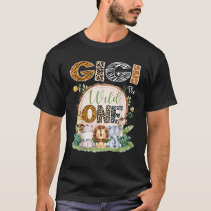 T-shirt Gigi Of The Wild Un 1Er Anniversaire Safari Animau