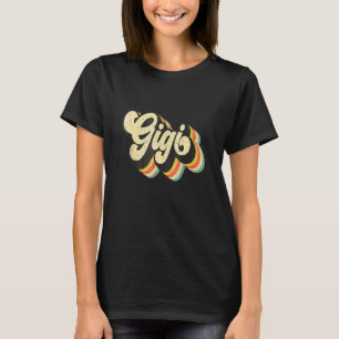 T-shirt Gigi Pour Grand-Mère Vinatge Fête des Mères Mimi T