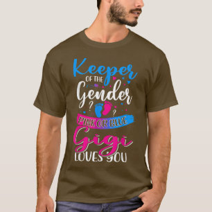 T-shirt Gigi Rose Ou Bleu Vous Aime Garder Révélation De S
