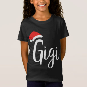 T-Shirt Gigi - Santa Hat Noël Fière grand-parent