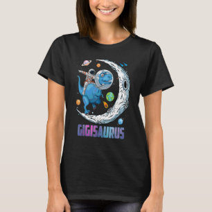 T-shirt Gigisaurus Astronaut équitation Dinosaur Rex Mères