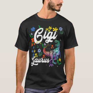 T-shirt Gigisaurus Gigi Dinosaur TRe Fleur