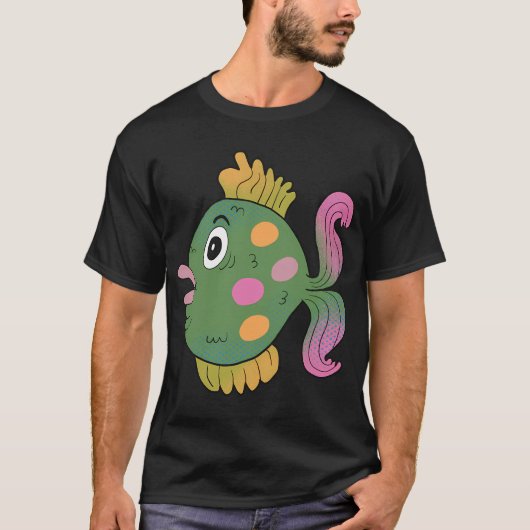 T-shirt Gilbert le Poisson Tropical (Devant)