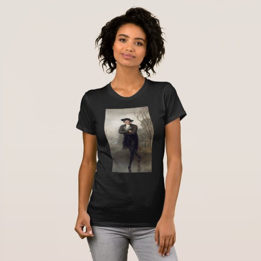 T-shirt Gilbert Stuart le patineur (Devant entier)