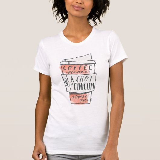 T-shirt Gilmore Girls | Café S'Il Vous Plaît (Devant)