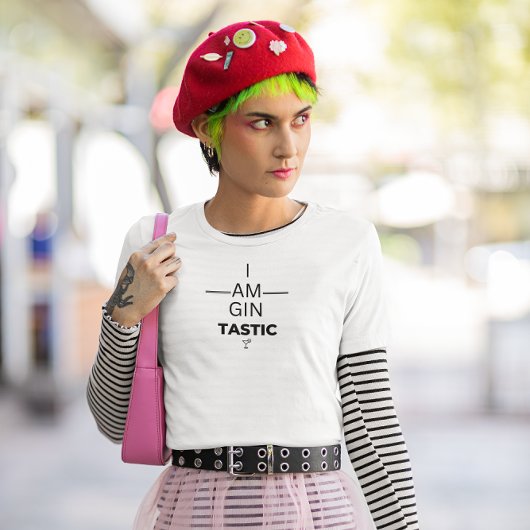 T-shirt Gin Tastic Ladies V Neck