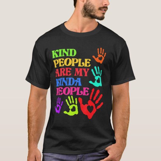 T-shirt Gind People Orange Unity Kindness Anti-Intimidatio (Devant)