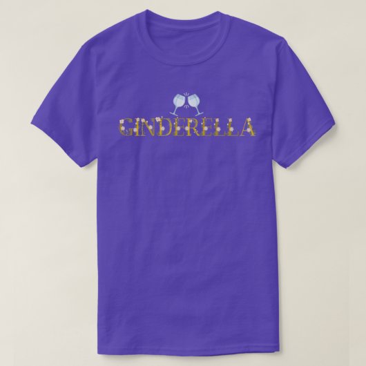T-shirt Ginderella Gin Bachelorette Party Bachelor Idées 4 (Design devant)