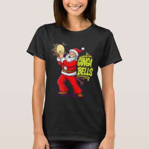 T-shirt Ginga Bells Santa Brésil Party Vacances Noël Chris