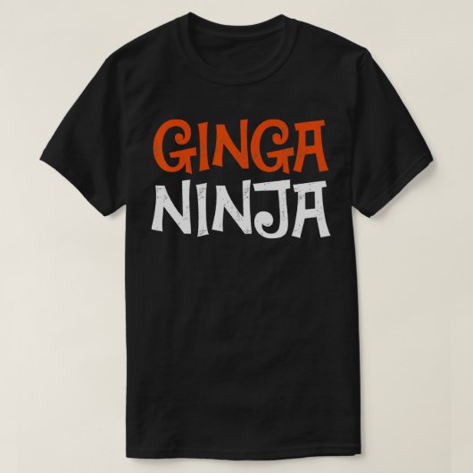 T-shirt Ginga Ginga Ninja, Ginga Ginga, Ginga, Dit (Design devant)