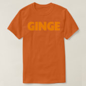 T-shirt Ginge RedheadGinger (Design devant)