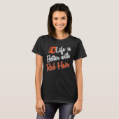 T-shirt Gingembre À Tête Rouge (Devant entier)