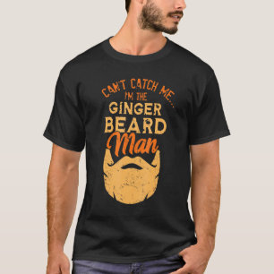 T-shirt Ginger Beard Homme Hipster Pour Les Hommes Avec De