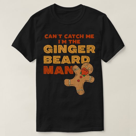T-shirt Ginger Beard Man Drôle Hipster s Chromosome 4 (Design devant)