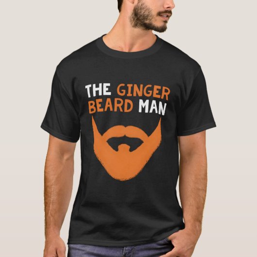 T-shirt Ginger Beard Man Red Haired Redhead Irish Ging (Devant)