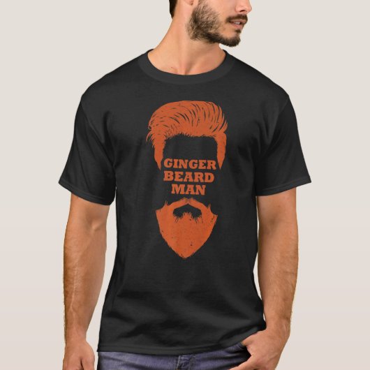 T-shirt Ginger Beth Man Redhead Ginger Papa Père Mens (Devant)