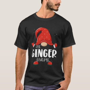 T-shirt Ginger Gnome Matching Family Group Christmas Pajam
