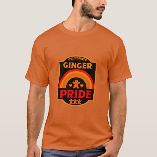 T-shirt Ginger Haired Pride (Devant)