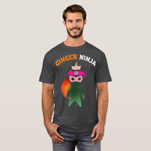 T-shirt Ginger Ninja Multitâche filles Redhead Ginga (Devant entier)