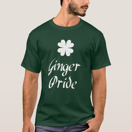 T-shirt Ginger Pride - Jour de la Saint Patrick (Devant)