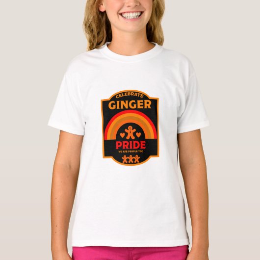 T-shirt Ginger Pride Jour Mois Événements (Devant)