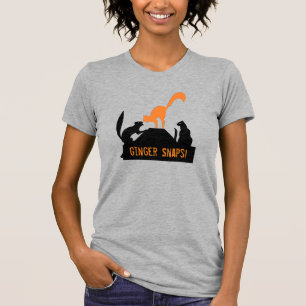 T-shirt Ginger Snaps Chats Halloween