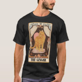 T-shirt Ginger Tarot Card Ginger Tabby Cat Ginger Cat (Devant)