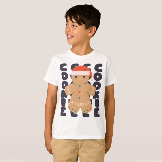 T-shirt Gingerbread Cookie Christmas (Devant entier)