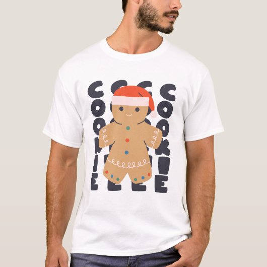 T-shirt Gingerbread Cookie Christmas (Devant)