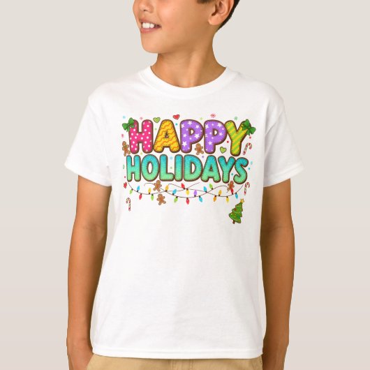 T-shirt "Gingerbread Glow Holiday Tee" (Devant)