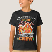 T-shirt Gingerbread House Construction Crew Decorating Bak (Devant)
