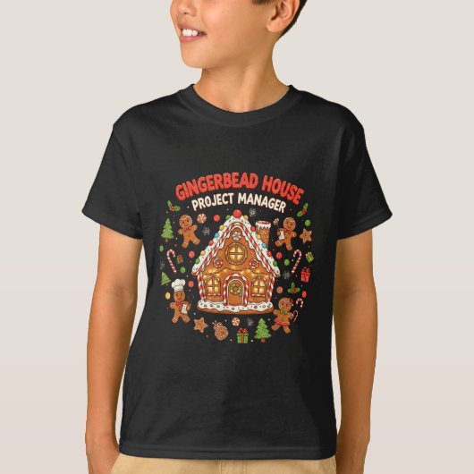 T-shirt Gingerbread House Project Manager Cookie Baking Fu (Devant)