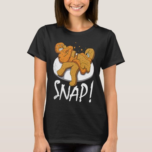 T-shirt Gingerbread in Jiu jitsu Armbar BJJ (Devant)