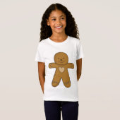T-Shirt GingerBread Man Christmas Cookie (Devant entier)