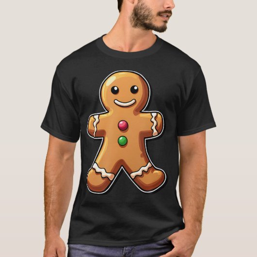 T-shirt Gingerbread Man Christmas Gingerbread Christmas Me (Devant)