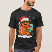 T-shirt Gingerbread Six Seven Bruh Funny Christmas Meme Si (Devant)