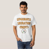 T-shirt ¡ Gingerista ! (Devant entier)