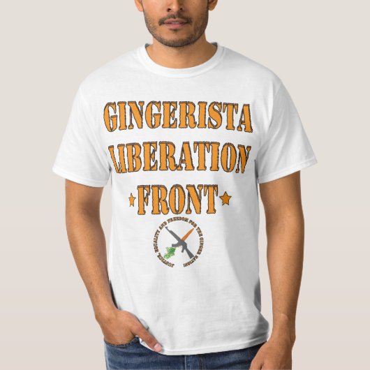 T-shirt ¡ Gingerista ! (Devant)