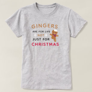 T-shirt Gingers amusants pour Noël de la Vie
