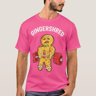 T-shirt Gingersher Funny Gingerbread Homme Gym Bodybuildin