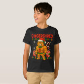 T-shirt Gingershred Gingerbread Christmas Workout Gym Ging (Devant entier)