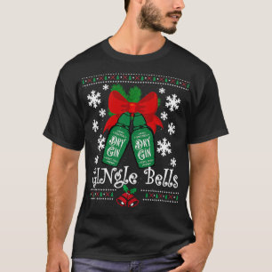 T-shirt GINgle Bells Vilain Noël Gin Mistletoe Xmas
